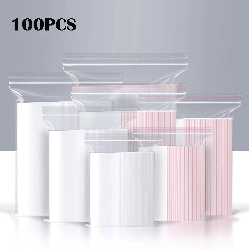 Resealable Pe Plastic Sealed Bag Transparent Zipper Packaging PE Plastic Sealed Bag