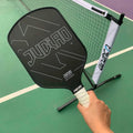 For JUCIAO USAPA Standard 16mm T700 Raw Carbon Fiber Graphite Pickleball Paddle with Hot Press & Rough Surface for Entertainment