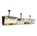 Digital Menu Board Display Screens 32 43 55 Inch with Software Server Control Advertising Digital Menu Board for Food Truck