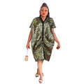 Set of 2 Fashion African Mesh Gauze Dresses Low Price Moroccan Gilding Clothing for Women