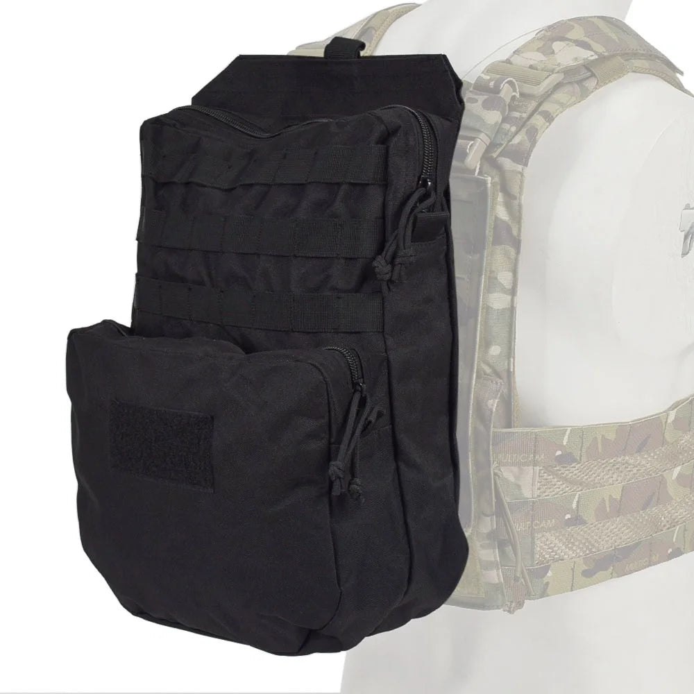 Tactical Vest Accessory with Molle System Combat Backpack for EDC & Hunting Water Bag Rucksack Vest Pouch Equipment