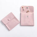 Wholesale Microfiber Velvet Flap Bags Folded Pouches with Concealed Buckle Envelope Style Cloth Suede for Jewelry & Watches