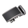 Wholesale Price Leather Ratchet Belt Auto Lock Buckle Matte Blank Alloy Metal Automatic Belt Buckles for Men
