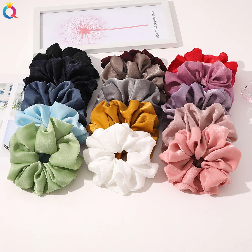 Oversize  Scrunchies Scrunchy Hair Tie Ponytail Holder