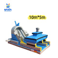 Best Selling 0.55mm PVC Inflatable Bounce Dry Double Slide Perfect for Birthdays Carnivals School Fairs Free Repair Kit