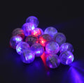 LED Vibration Flashing Colorful Ball Red and Blue Balls Light Jumping Activation Joggle Light Children's Funny Bouncing Toys