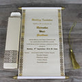 Super Luxury Paper Scroll Invites Cards Custom Events Scroll Invitations Menu Cards Thank You Cards