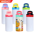 B01-0057 Top Selling Products 2023 Amz USA Warehouse Wholesale Bulk 12oz Insulated Blank  Kids Sublimation Tumbler Milk Mugs