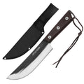 Little Cook 7 Inch Meat Cleaver with Cover Hand Forged Blade with Wood Handle Super Sharp Edge for Cutting Meat and Vegetable