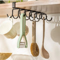JAYA Kitchen Hook Hanger Multifunctional Cabinet Hook Adhesive Hook Set Metal Wall Rack Bathroom Furniture Storage Organization