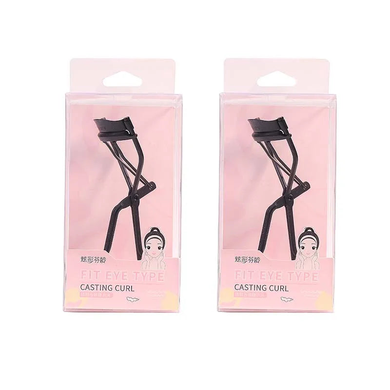 SBelle Custom Logo Mini Silicone Stainless Steel Eyelash Curler Set Private Label Eye Beauty Tool Factory Direct Competitive