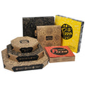 Custom Logo Recyclable Eco-Friendly Pizza Packaging Boxes Food Take Corrugated Cardboard Foldable Folders Matt Lamination