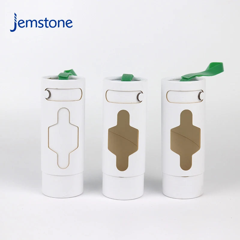 Custom Scarves Cylinder Packaging Cardboard Tube White Kraft Paper Tube Round Paper Tube with Window for Shirt Packaging