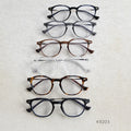 2026 Anti Blue Light Eyeglasses Mobile Round Frame Glasses Universal Oversized Optical Texture-frame Spectacle Metal Eyewear