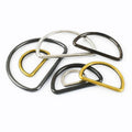 MeeTee BF829 50mm Luggage Hardware D Buckle Buttons Bag Strap Adjust Zinc Alloy Half Ring Backpack Connection Buckle D Ring
