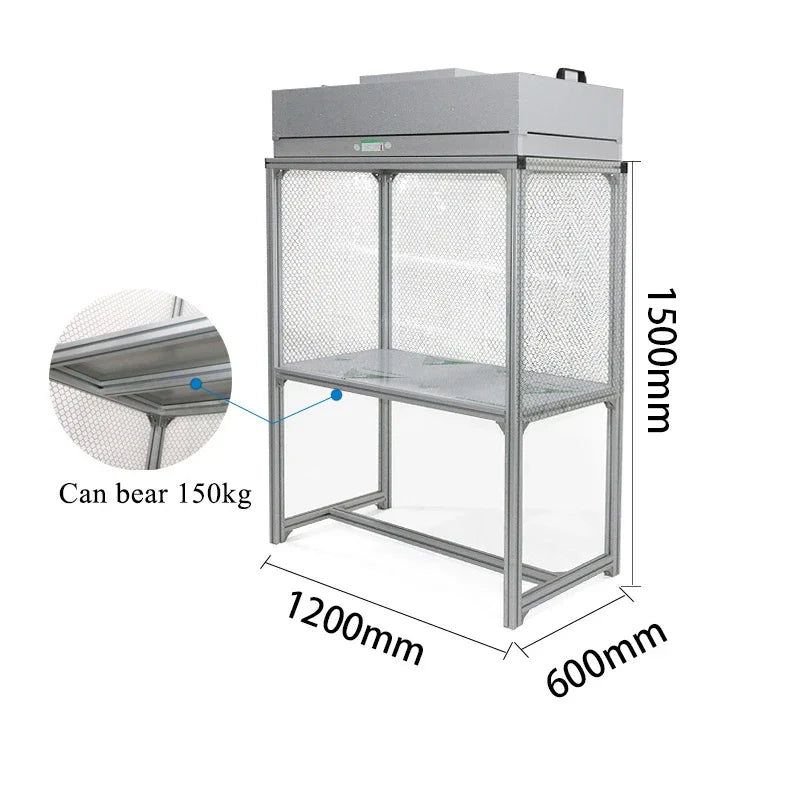 ZJNF New Vertical Horizontal Air Supply Laminar Flow Cabinet HEPA Filter Clean Bench Laboratory Hospital Restaurant Use Motor