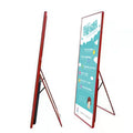 P1.86 P2 P2.5 P3 Gob Flooring Standing LED Poster Display Screen 4G WiFi USB Movable Mirror Poster 640*1920mm LED Display Screen