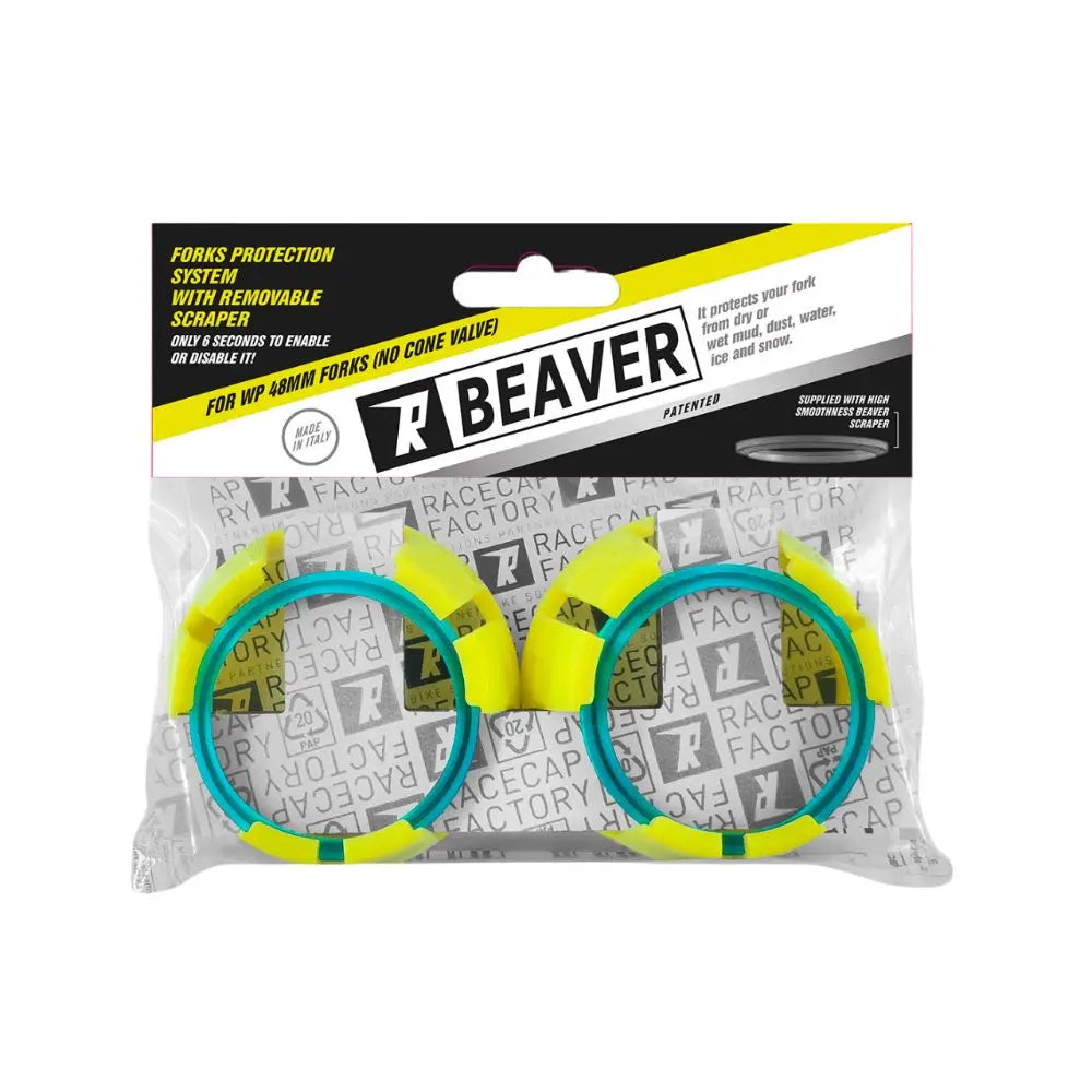 Racecap Beaver Fluorescent Yellow for Ktm EXC 150 20-23 Bicycle Fork