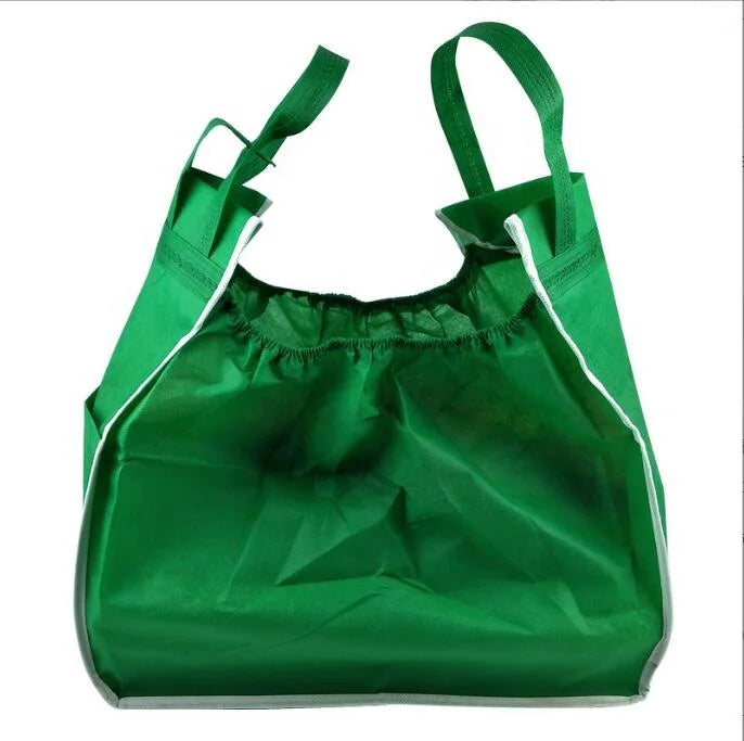 Durable Custom Eco Friendly Recycled Polypropylene Non Woven Tote Foldable Shopping Trolley Grocery Bags With Logo