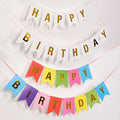 Nicro Happy Birthday Banner Letter Fishtail Flag Birthday Party Supplies Banner Festival Party Birthday Decoration