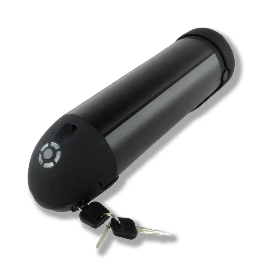 MJ Electric Bicycle Lithium Battery Pack with Removable Water Bottle Holder 36V 13Ah 15Ah 17Ah Safety Lock