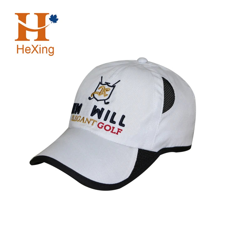 Wholesale Factory Low Price Sports Cap Polyester Cap for Man Golf Caps Custom Embroidery Logo