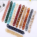 Acrylic Resin Link Chain 20*30mm Plastic Manufacturer for Accessories DIY Link Button Xuanseyameng MBAXLK