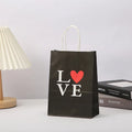 Wholesale Luxury Valentine's Day Gift Paper Bag Custom Printing Logo Boutique Shopping Packaging Bag with Handle