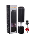 Hot Sale Gravity Sensor One Hand Operation Electric Salt and Pepper Grinder Sets Refillable Adjustable Coarseness LED Light