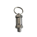 Stainless Steel NPT Mini Type Pressure Relief Valve Spring Gas  Safety Valve Automatic Pressure Relief Valve 1/4"