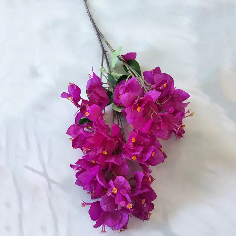 A-1120 Store Home Decoration Hanging Artificial Bougainvillea Glabra White Pink Purple Bougainvillea Artificial Flowers