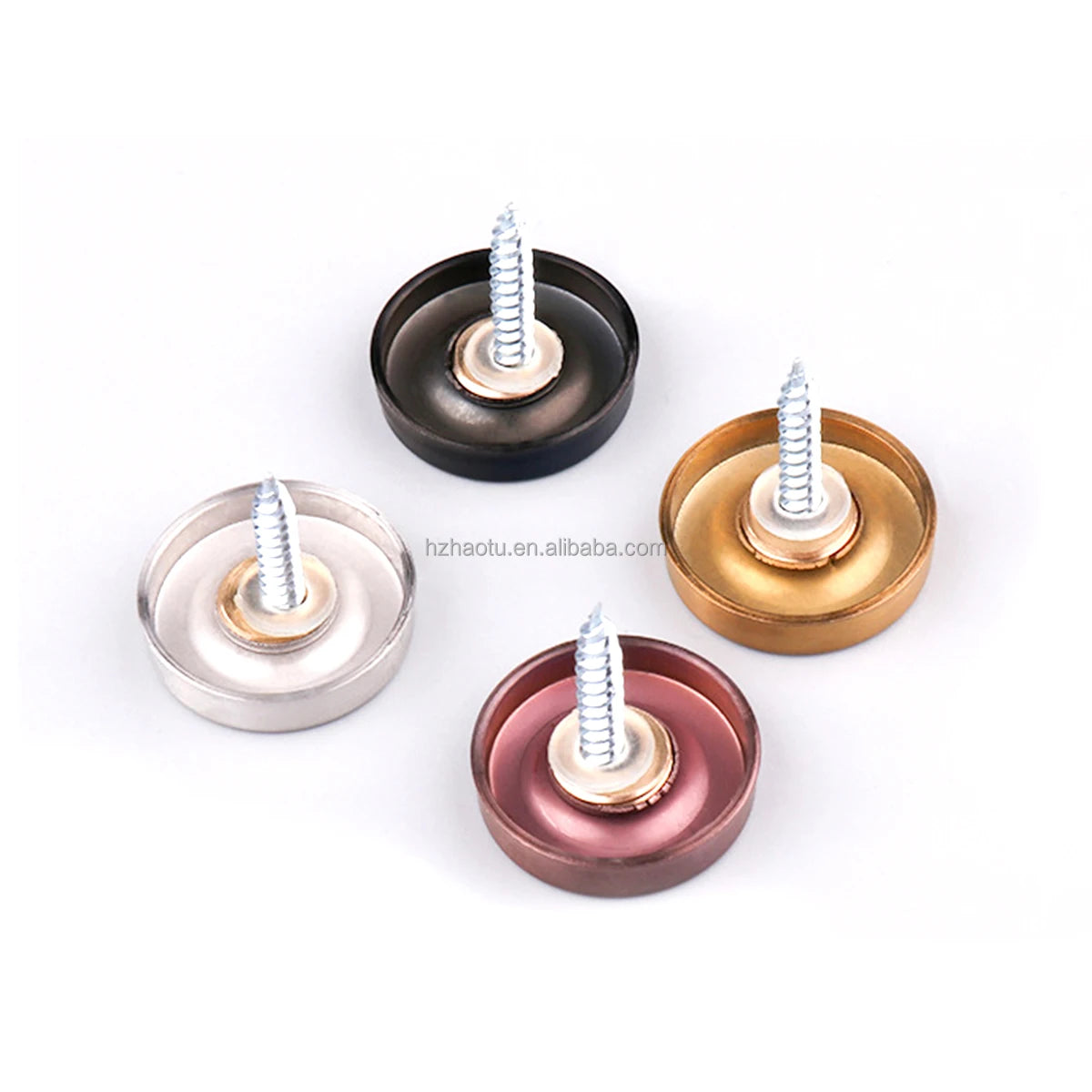 12mm 14mm 30mm Stainless Steel Decorative Glass Fixing Mirror Screw Cap Cover Nails for Glass Dresser Mirror