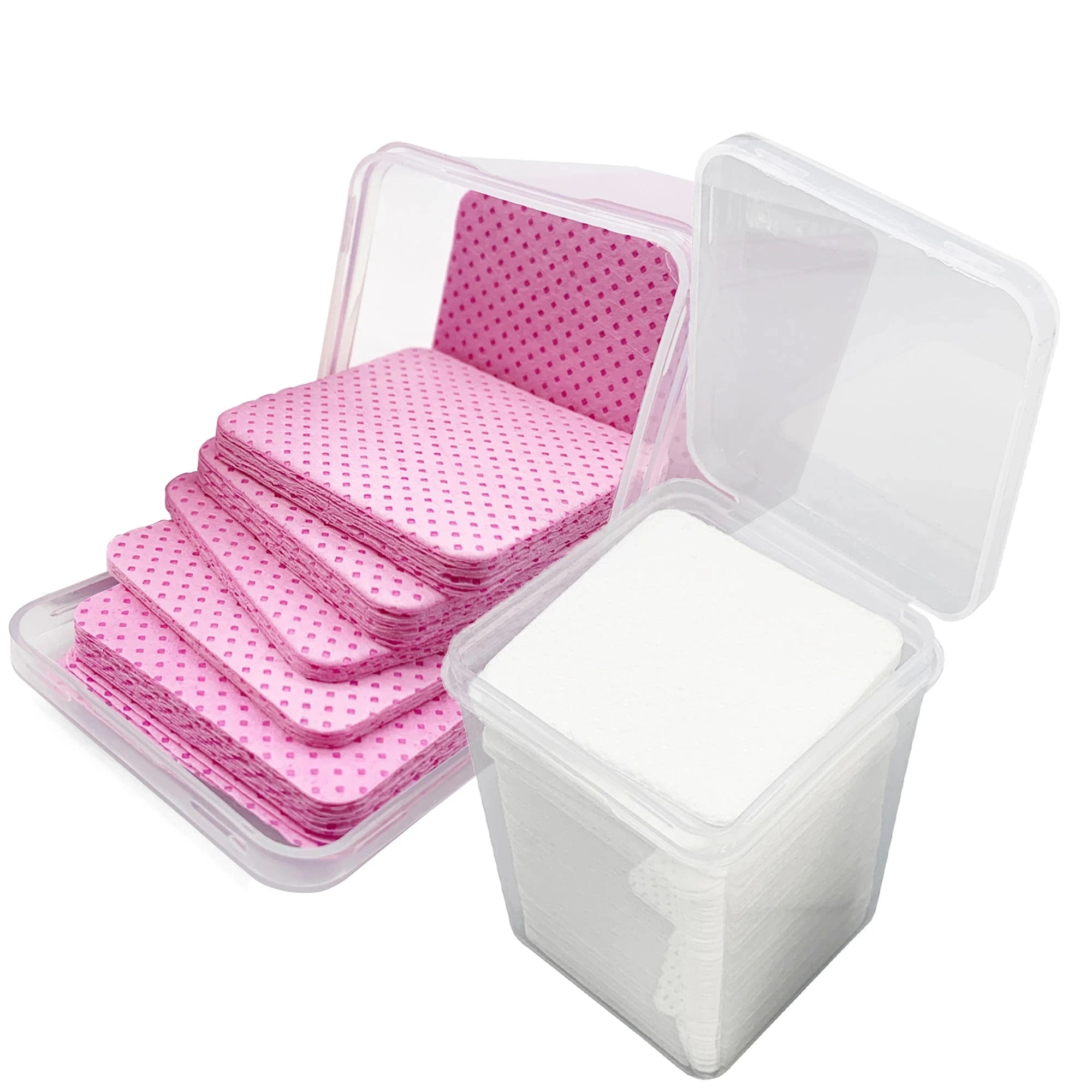 200PCS Wipes Paper Cotton Eyelash Glue Remover Wipe Mouth of the Glue Bottle Prevent Clogging Glue Cleaner Pads Lash Extension