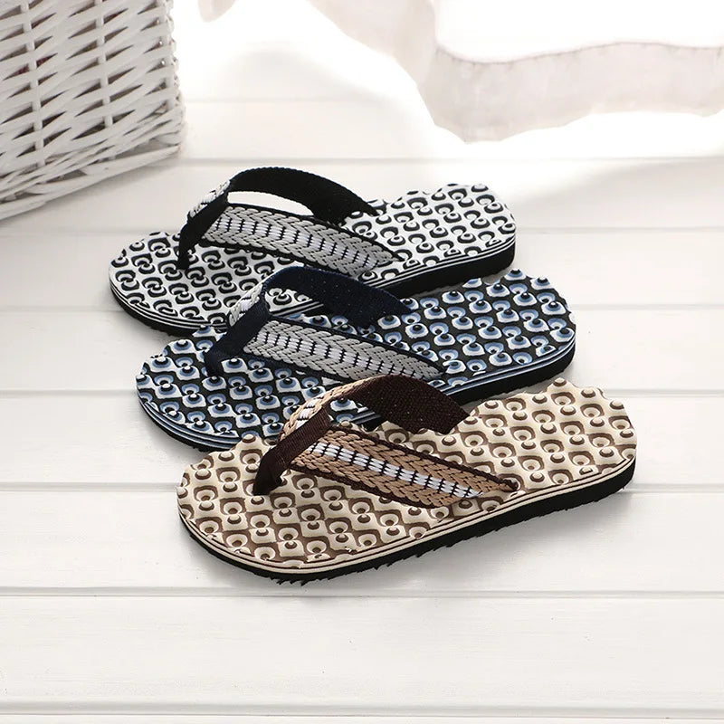 Factory Direct Custom Summer Slides for Men Anti-Slip Flip Flop House Slippers Comfort Soft Soled for Outdoor Use Mesh Winter