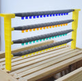 (Unassembled) 1 Set Langstroth Queen Rearing Kit with 2PCS Bee Frame Bar + 4 Cell Bars Holder + 60PCS Queen Cell Cups
