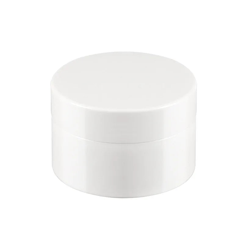 30g 50g 100g 120g PS Plastic White Bottle Double Wall Box Cosmetic Cream Hair Wax Empty Packaging Container Jar