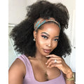 Hot Selling Products 2025 Headband Wigs for Black Women 4b 4c Half Wig With Headband Afro Kinky Curly Headband Wigs