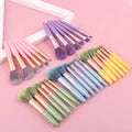 Custom LOGO 6PCS Makeup Tool Long Handle Cosmetic Brush Bag Gift Face Beauty Brushes Pink Makeup Brushes Set With Bag