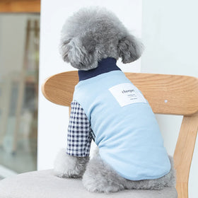 Cheepet Classic Print Polyester Summer Spring Dog Thin T-Shirt Ins Korea Pet Apparel