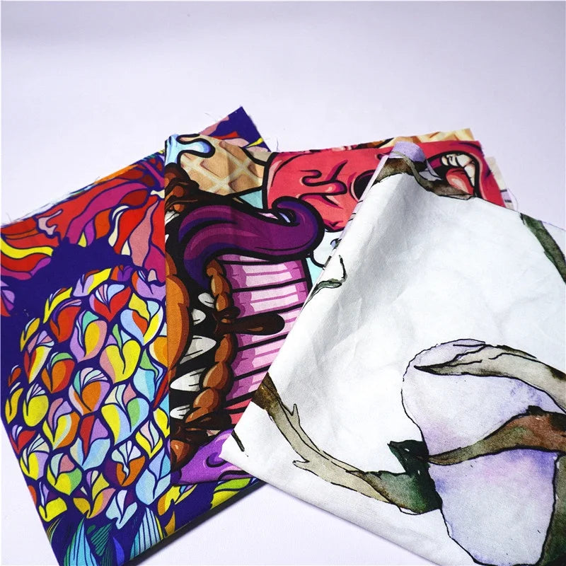 New Design Digital Printed 100% Cotton Poplin Fabric Cotton Quilting Fabrics for Shirt Dress 120/140GSM
