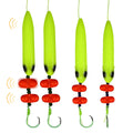 NEW 6/0 8/0 Circle Hook Catfish Rig with Double Rattle Beads Catfish Fishing Gear Fishing Lure