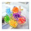 L06815 Artificial Flowers Golden 24k Roses Gold Golden Rose Flower for Valentine's Day Gift