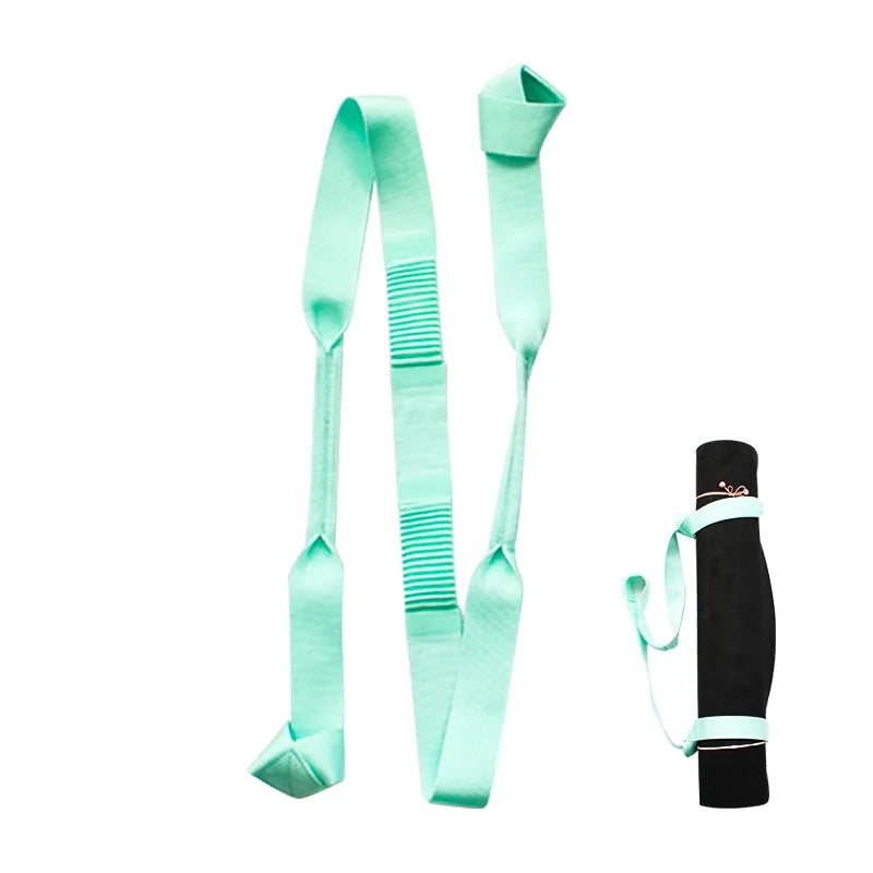 Finny Yoga Strap Eco Friendly Mat Carrier Cross Customizable Stretch Exercise Anti-Slip Durable Resistance Bands Set Tension