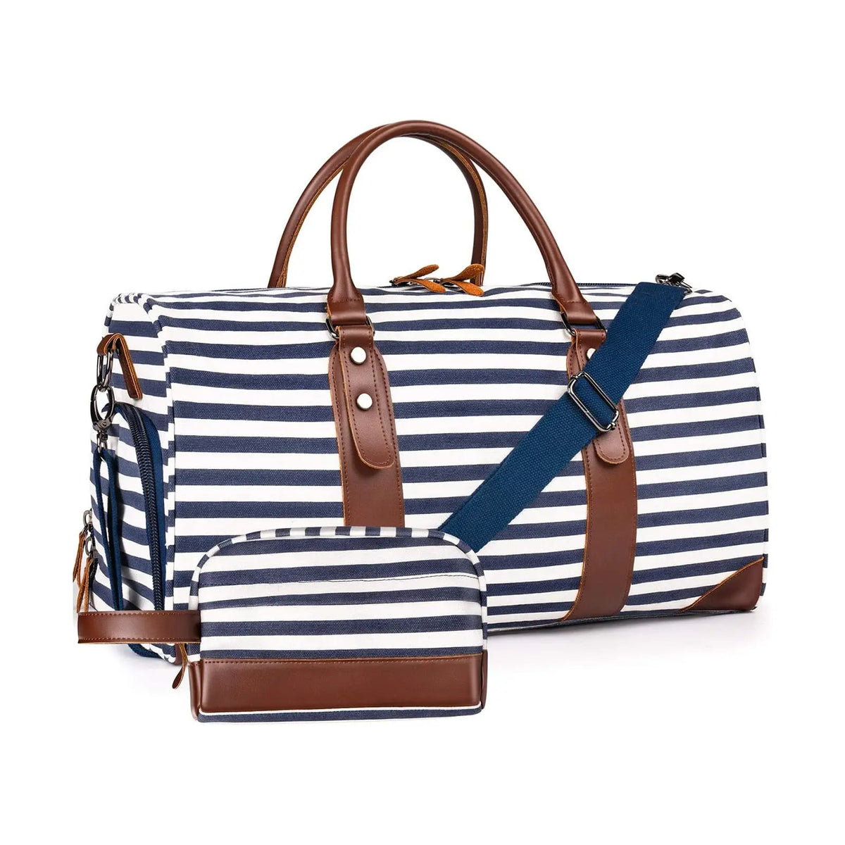 Custom Travel Duffle Overnight Bag Canvas Weekender Bag Carry on Large Gym Tote Bag with Shoe Compartment