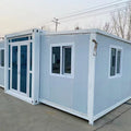 40ft Expandable Container House - Spacious Prefab Villa for Family Living