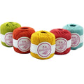 SMB 47%Cotton 48%Acrylic 5%Lurex Yarn for Hand Knitting