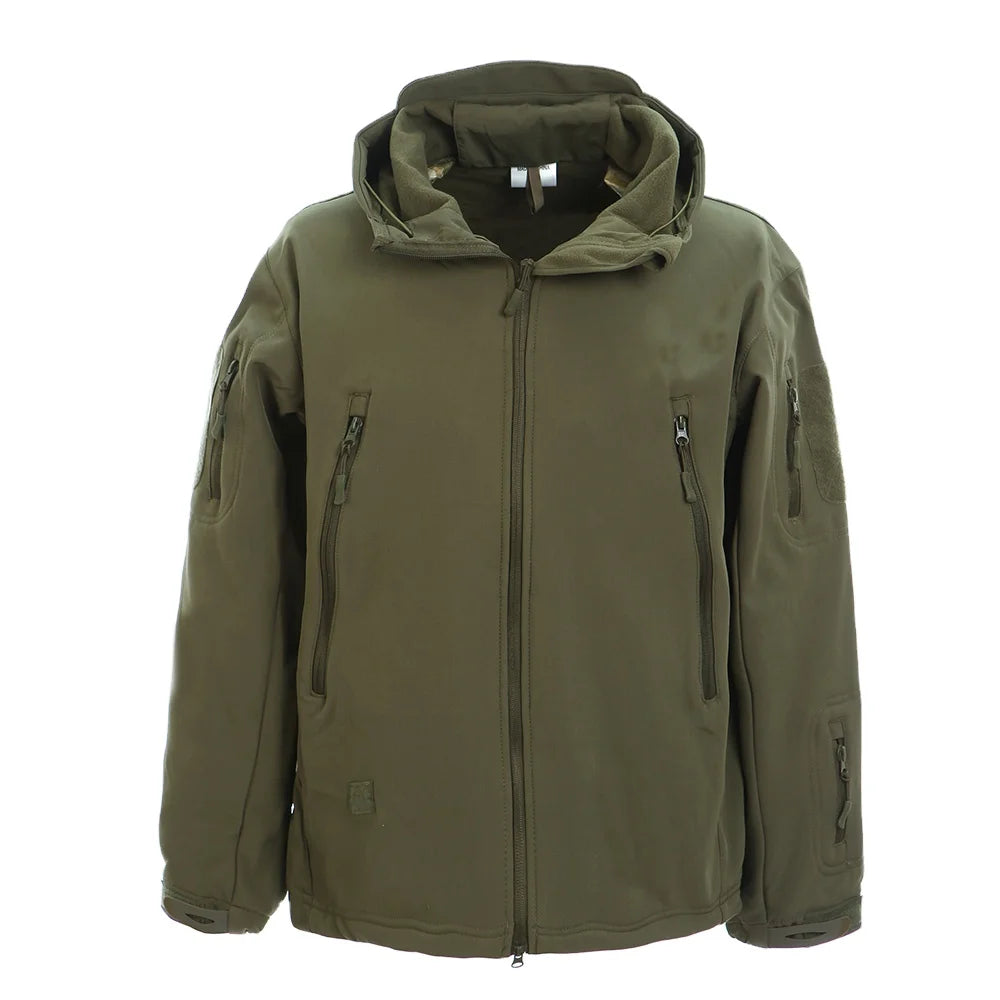 New Design Outdoor Hiking Waterproof Softshell Fleece Hoodie Jacket for Azerbaijan