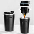 New Design Eco-friendly Fold Coffee Filter and Stainless Steel Double Wall Cup Mug Tumbler for Coffee Milk
