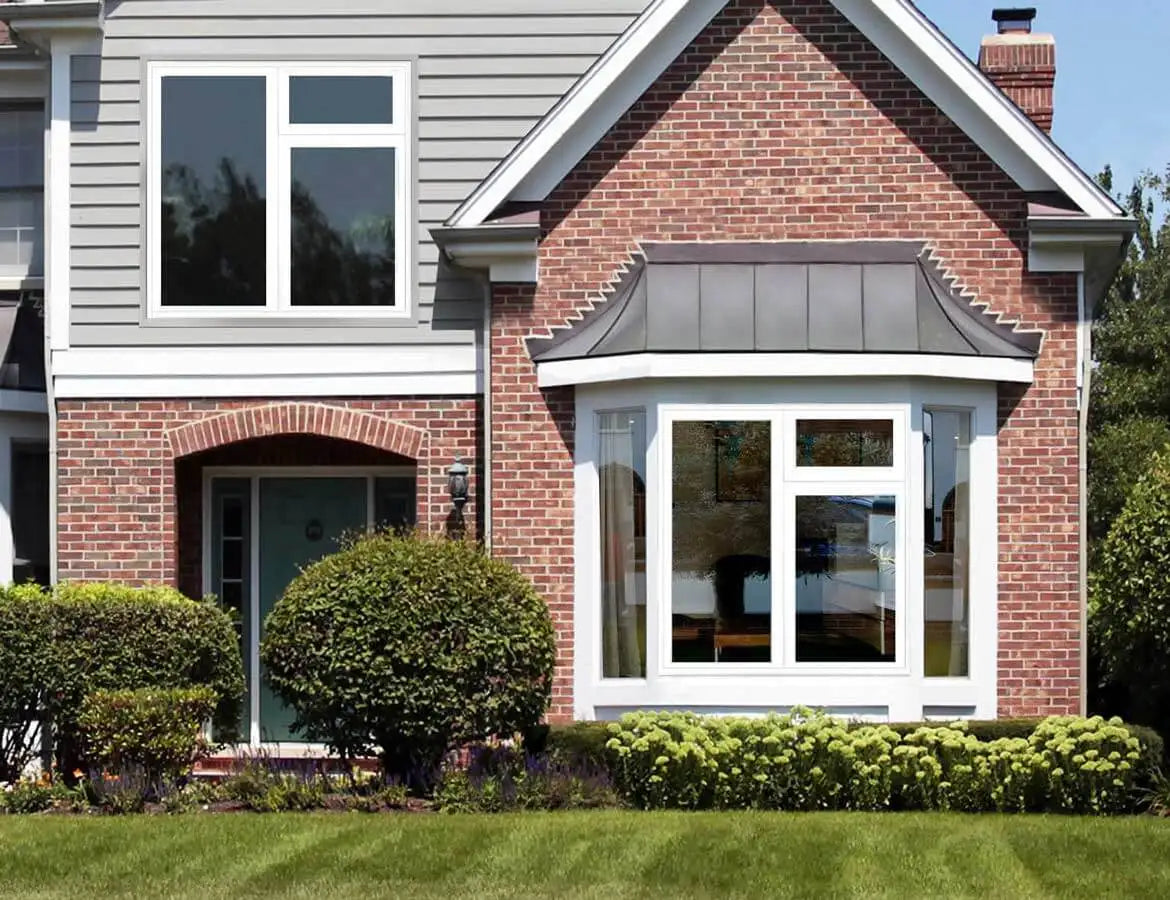 Hot Selling Customized Kitchen/villa/backyard/shower Bathroom Heat Insulation Sliding Grille Design Bay Window with Shutter