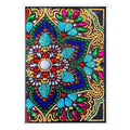 50 Pages Writing Note Special Shaped Diy Mandala Diamond Painting Cover Diary Book for Travel